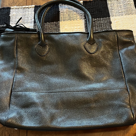 Leather Fur Handbag - Picture 2 of 6
